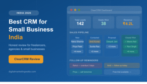 Best CRM for Small Business India 2026 - digitalmarketingwalla.com