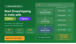 How to Start Dropshipping in India with Shopify and Spocket (2026)